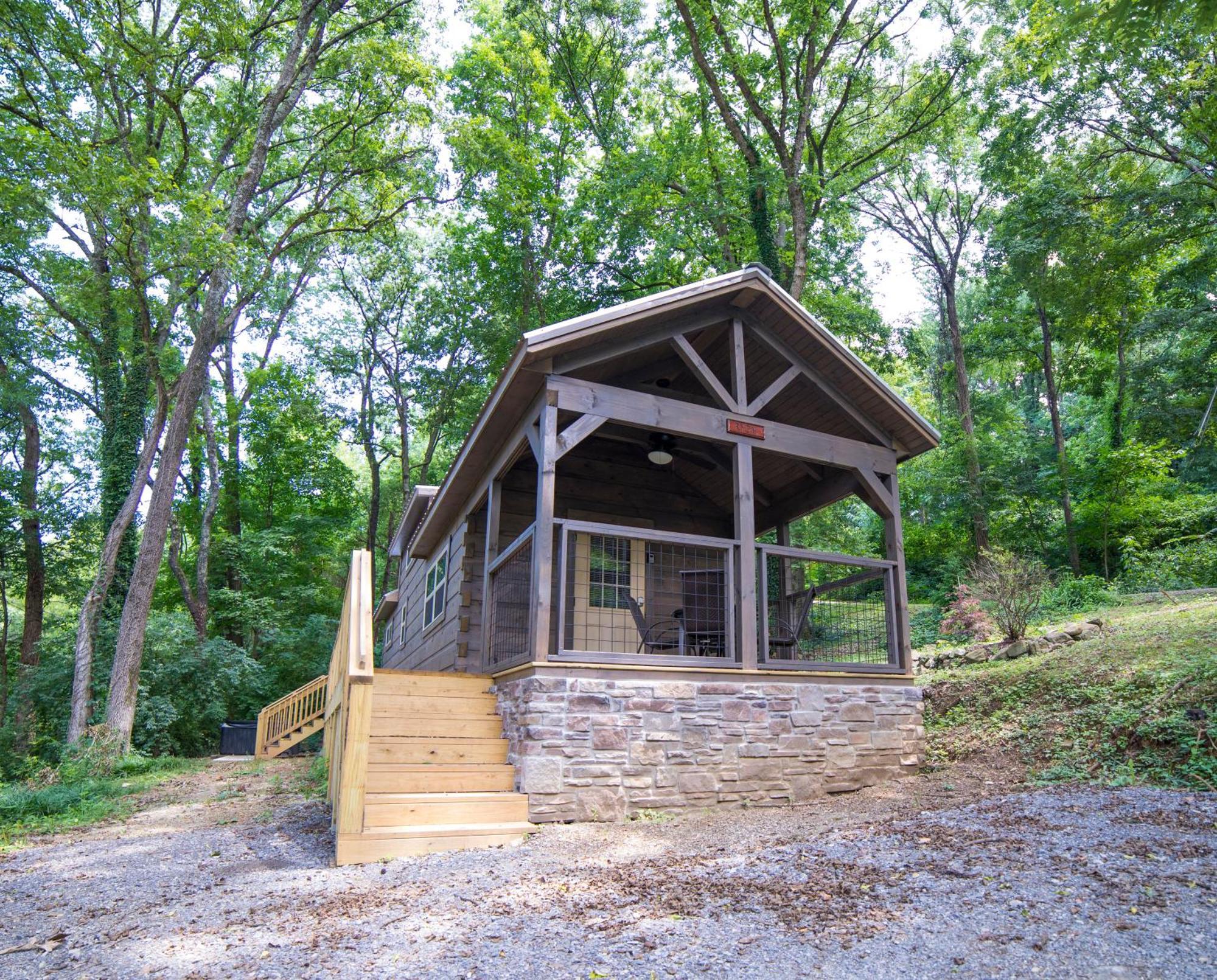 Ryon Tiny Home Cabin City-Side Rustic Retreat 查塔努加 外观 照片